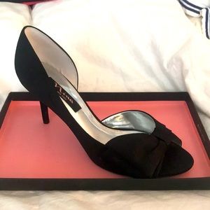 Nina evening satin heels